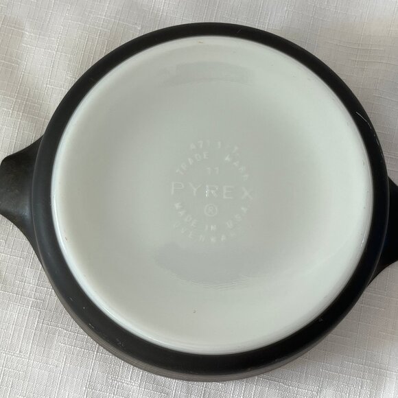 Vintage PYREX Terra Cinderella Casserole 471 W/Lid 1 Pint - Picture 6 of 10